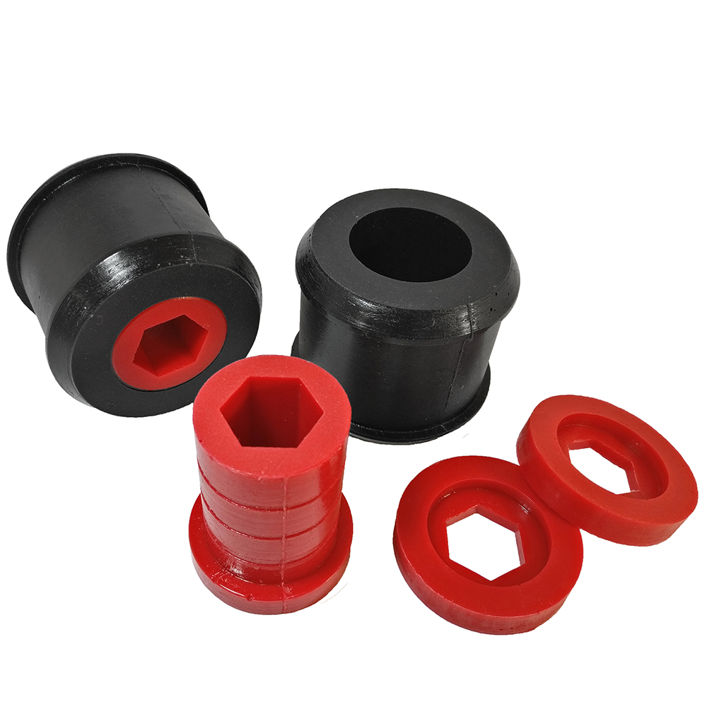 thumbnail interactive-video image 1 of Flo-Flex Polyurethane Front Lower Wishbone Rear Arm Bushes For BMW E36 1990-2000 – Orange 1 of 3