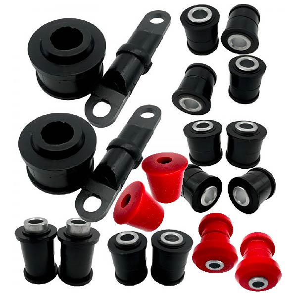 18x Ford Focus (99-05) Front Arm, Rear Upper/ Lower/ Trailing Arm and Strut PSB Polyurethane Bushing Kit