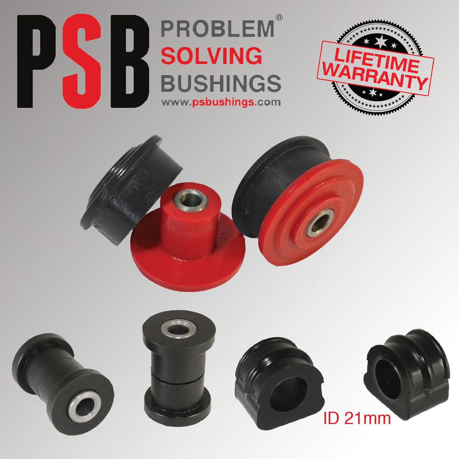 VW Beetle Front Wishbone/Anti Roll Bar (21mm) Poly Bush Kit 9811