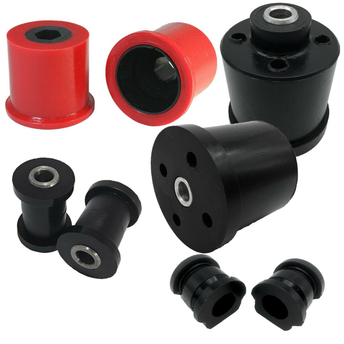 2 x VW Polo MK4 Rear Axle Beam Bushing 6R0501541A PSB Poly Polyurethane